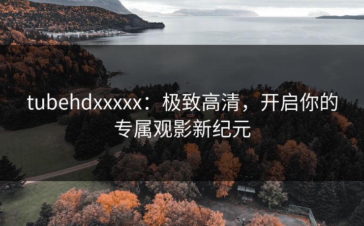 tubehdxxxxx：极致高清，开启你的专属观影新纪元