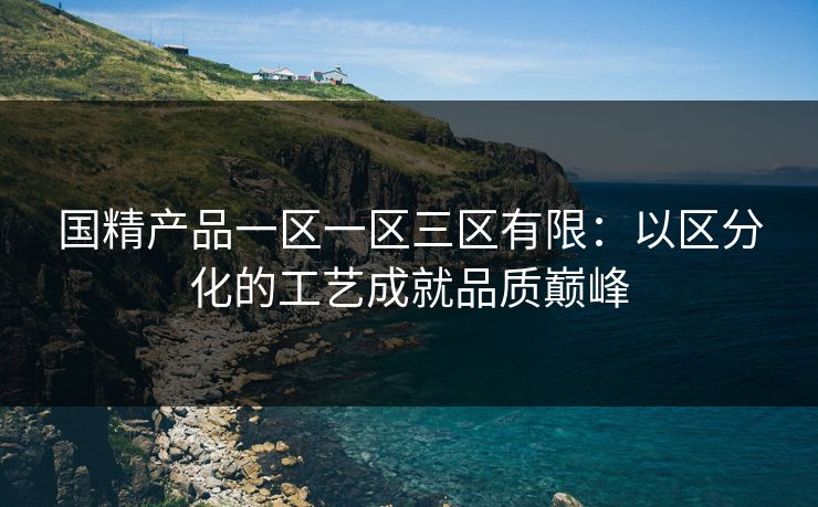 国精产品一区一区三区有限：以区分化的工艺成就品质巅峰